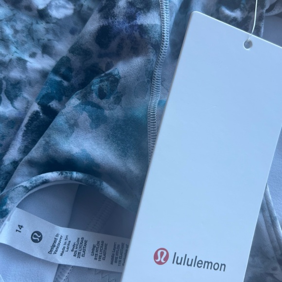 NWT Lululemon Align NULU Tank Sport Bra Kaleidofloral Multi Size 14 NWT - Picture 5 of 10